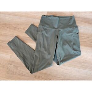 Colorful Koala M High Waisted Pocket Leggings Olive Green Activewear Gym Stretch